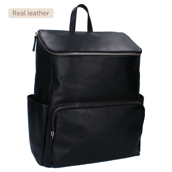 Product image 1 of Diaper backpack Sienna Lovely Leather - Black