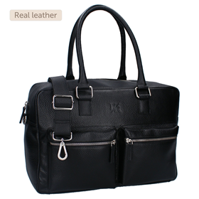 Image of Diaper bag Vienna Lovely Leather - Black