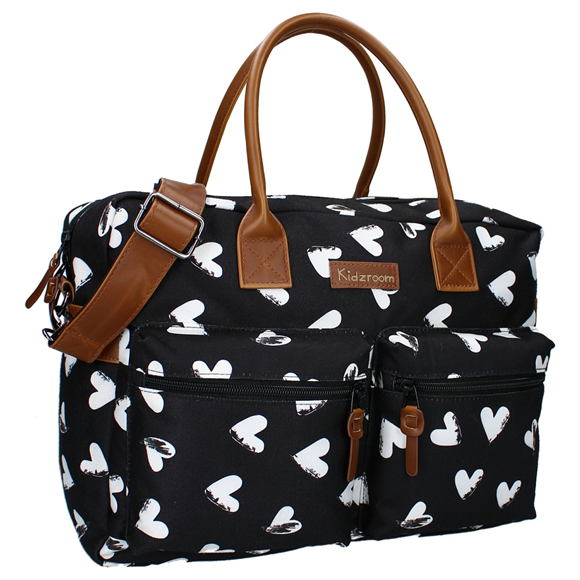 Product image 1 of Diaperbag Vienna Black & White