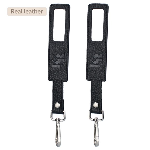 Product image 1 of Ganchos para cochecito Lovely Leather - Negro