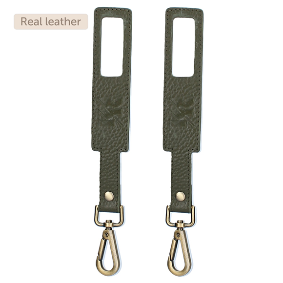 Product image 1 of Ganchos para cochecito Lovely Leather - Verde