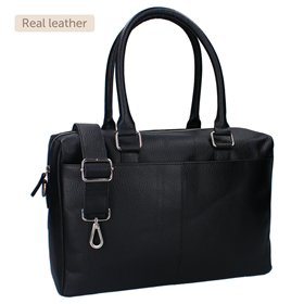 Image of Luiertas Rome Lovely Leather - Zwart