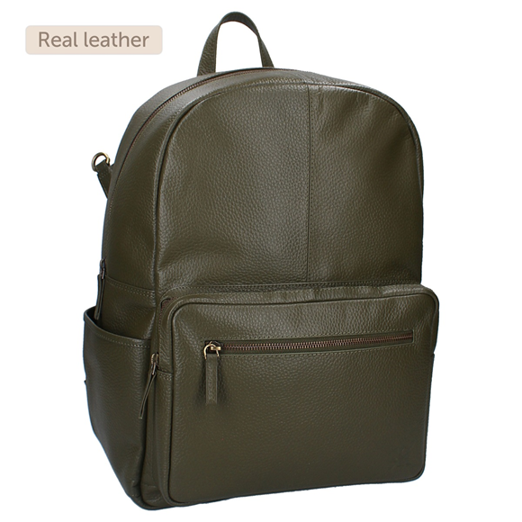 Product image 1 of Mochila para pañales Nice Lovely Leather - Verde