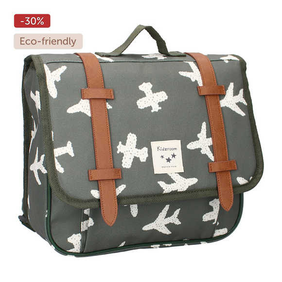 Product image 1 of School backpack Lisbon Adore More - Army