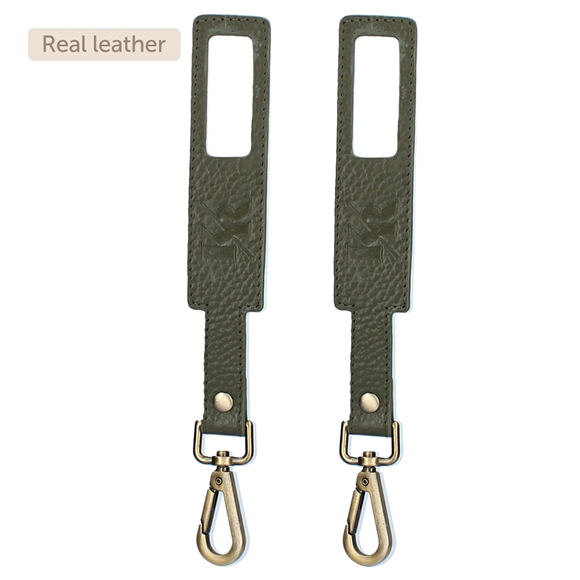 Product image 1 of Stroller hooks Lovely Leather - Green